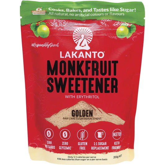 Lakanto Golden Monkfruit Sweetener 200g