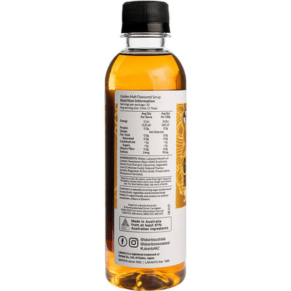 Lakanto Golden Malt Flavoured Syrup with Monkfruit Sweetener 300ml