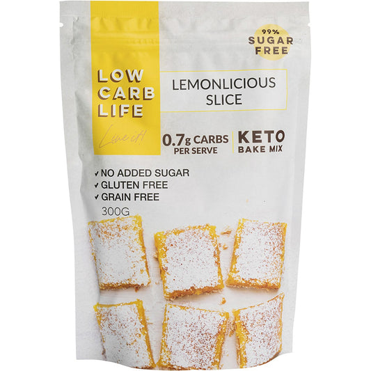 Low Carb Life Lemonlicious Slice Keto Bake Mix 300g