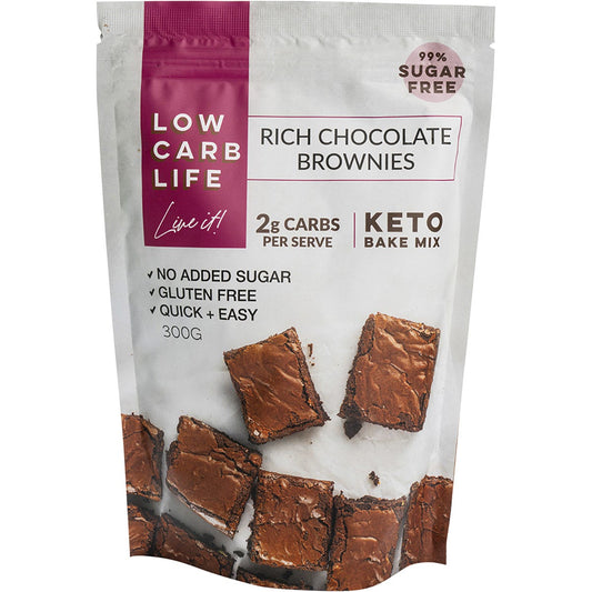 Low Carb Life Rich Chocolate Brownies Keto Bake Mix 300g