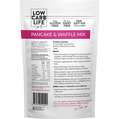 Low Carb Life Pancake and Waffle Mix Keto Bake Mix 300g