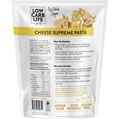 Low Carb Life One Pot Pasta Cheese Supreme 10x90g