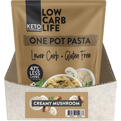 Low Carb Life One Pot Pasta Creamy Mushroom 10x90g