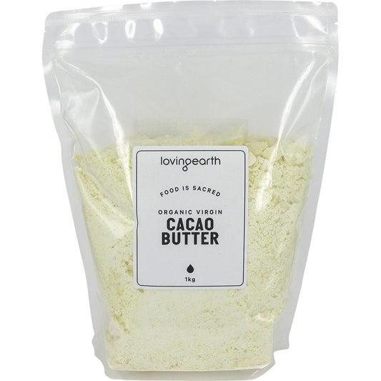 Loving Earth Virgin Cacao Butter 1kg