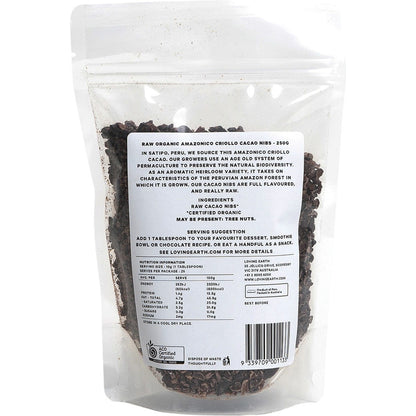 Loving Earth Cacao Nibs 250g