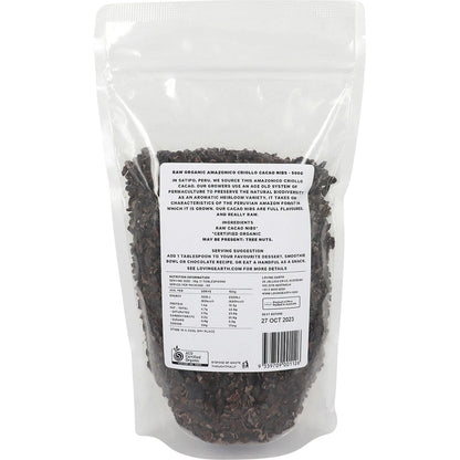 Loving Earth Cacao Nibs 500g