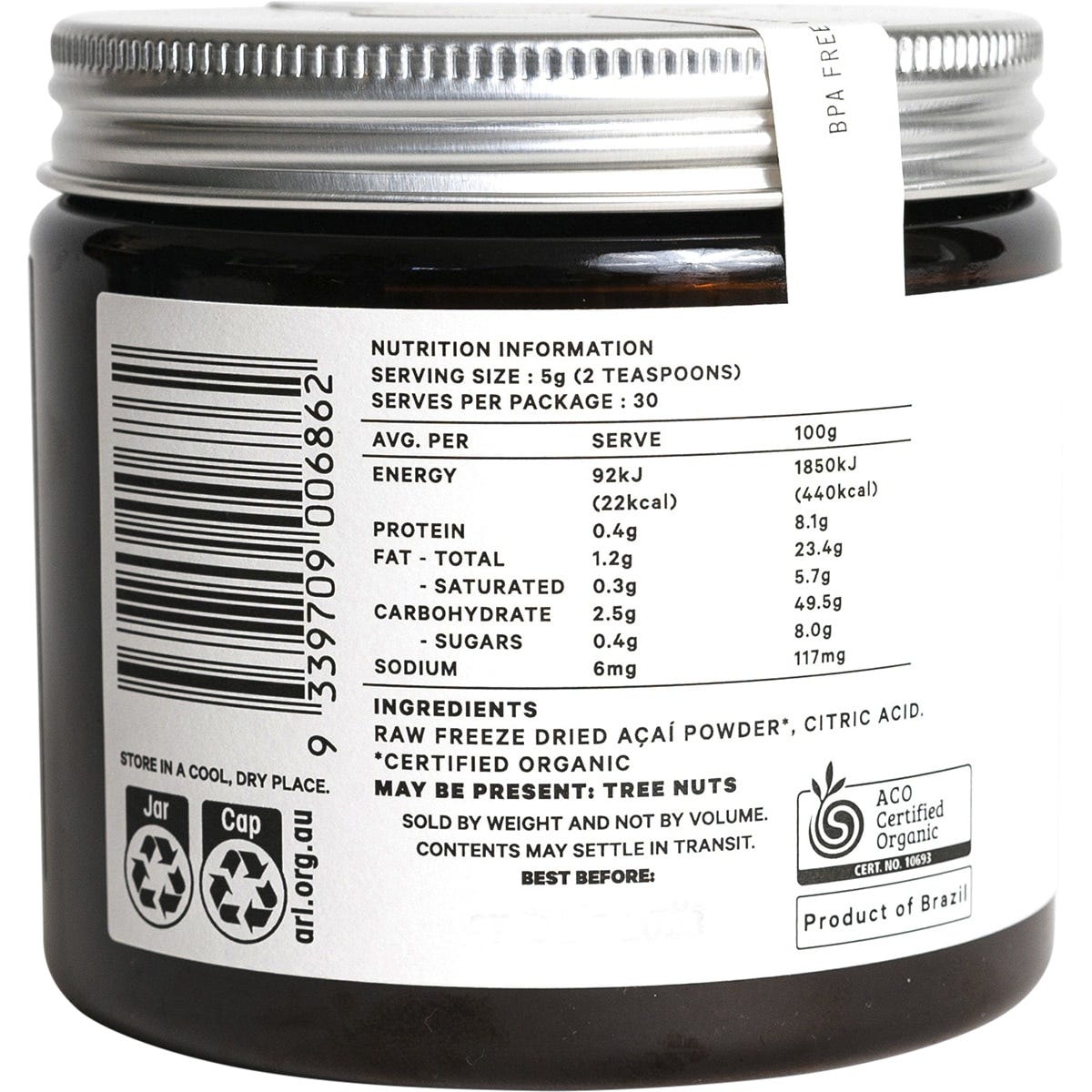 Loving Earth Acai Superfood Powder 150g