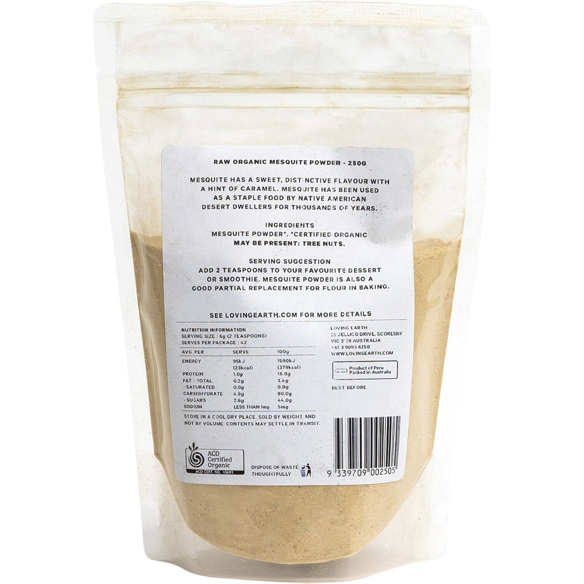 Loving Earth Mesquite Powder 250g