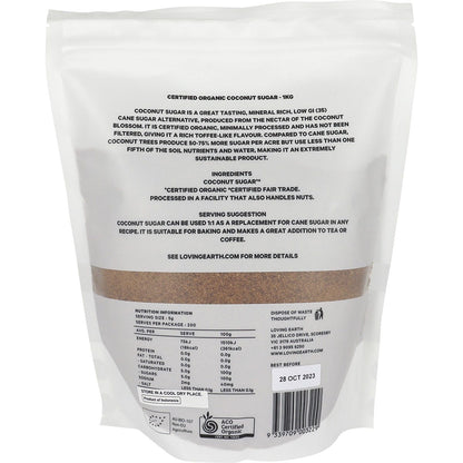 Loving Earth Coconut Sugar 1kg