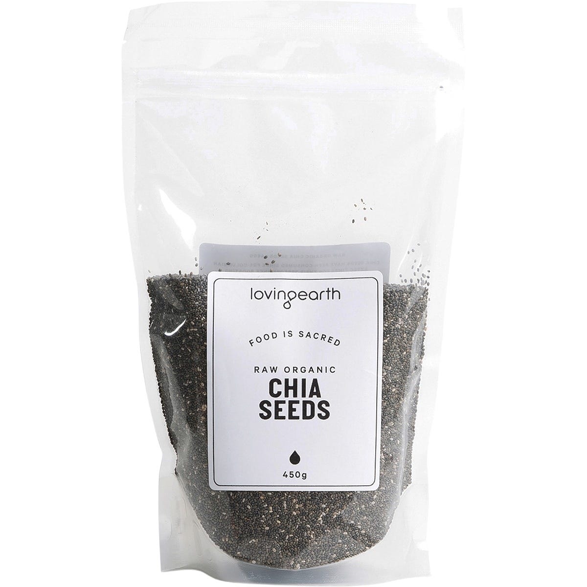 Loving Earth Chia Seeds 450g