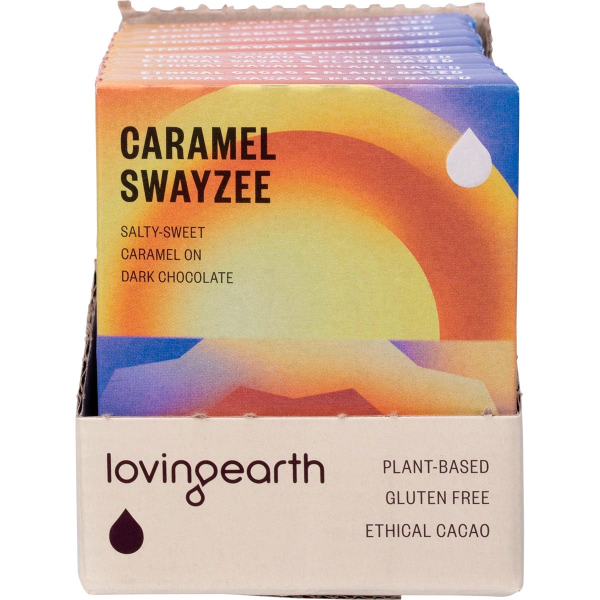 Loving Earth Caramel Swayzee Dark Chocolate 11x45g