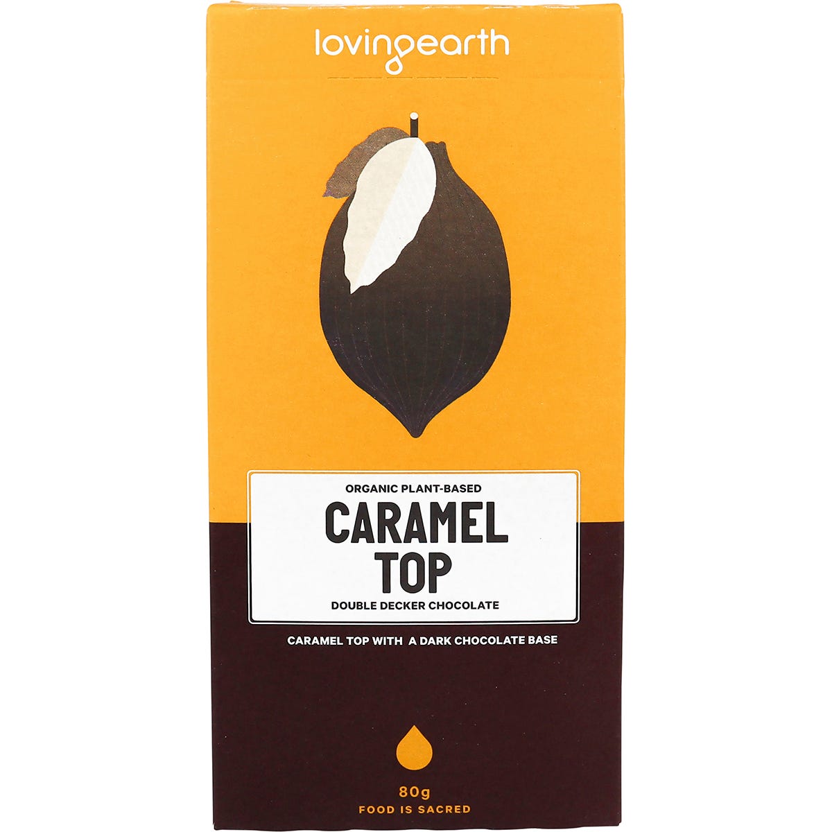 Loving Earth Caramel Top Double Decker Dark Chocolate 11x80g