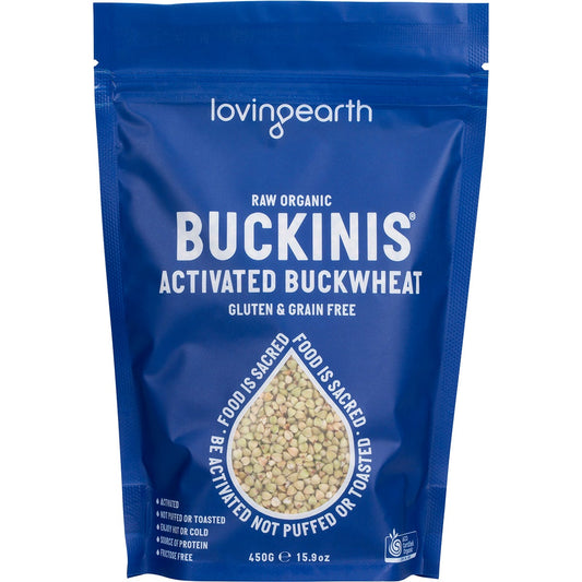 Loving Earth Buckinis Activated Buckwheat 450g