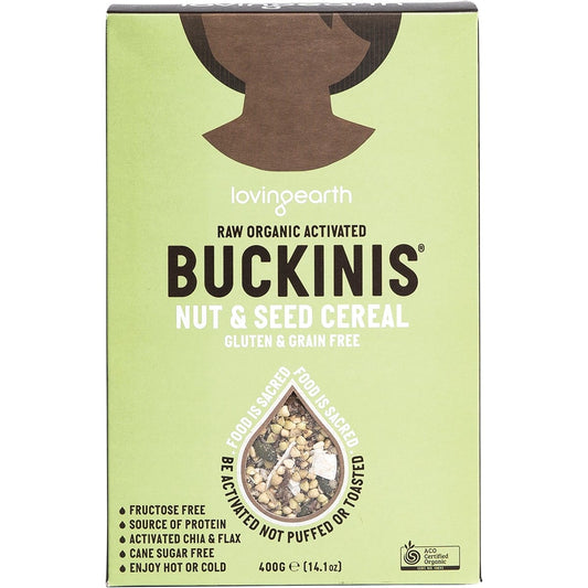 Loving Earth Buckinis Nut & Seed Cereal 400g