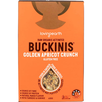 Loving Earth Buckinis Golden Apricot Crunch 400g