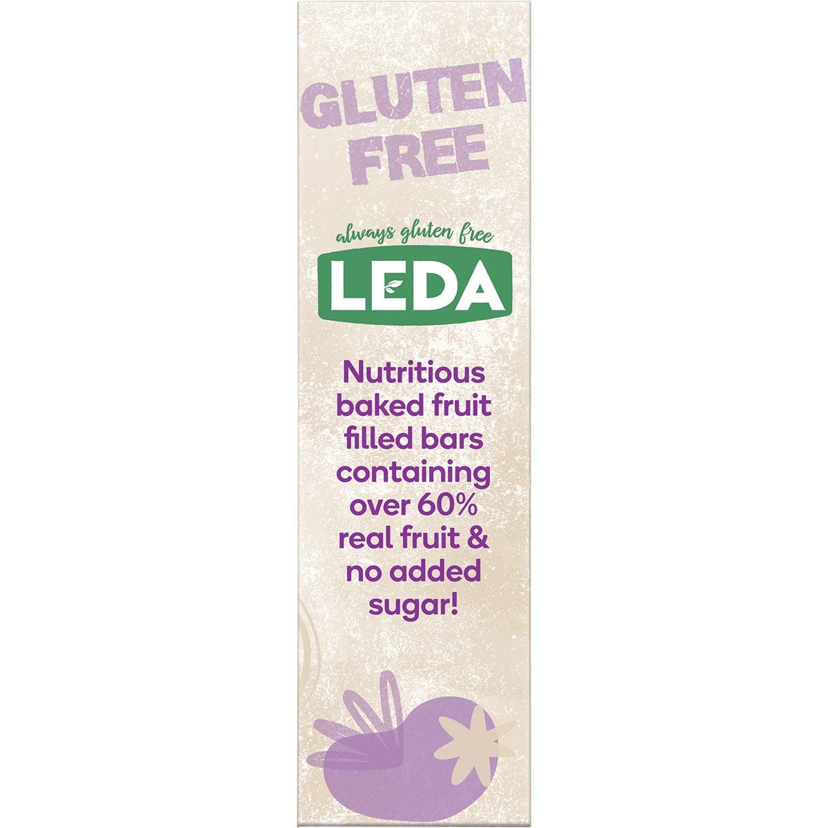 Leda Baked Fruit Filled Bars Triple Berry Multipack 6x190g