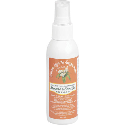 Lemon Myrtle Fragrances Mozzie & Sandfly Repellent 125ml