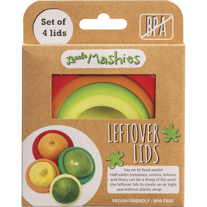 Little Mashies Reusable Leftover Lids Set 4pk