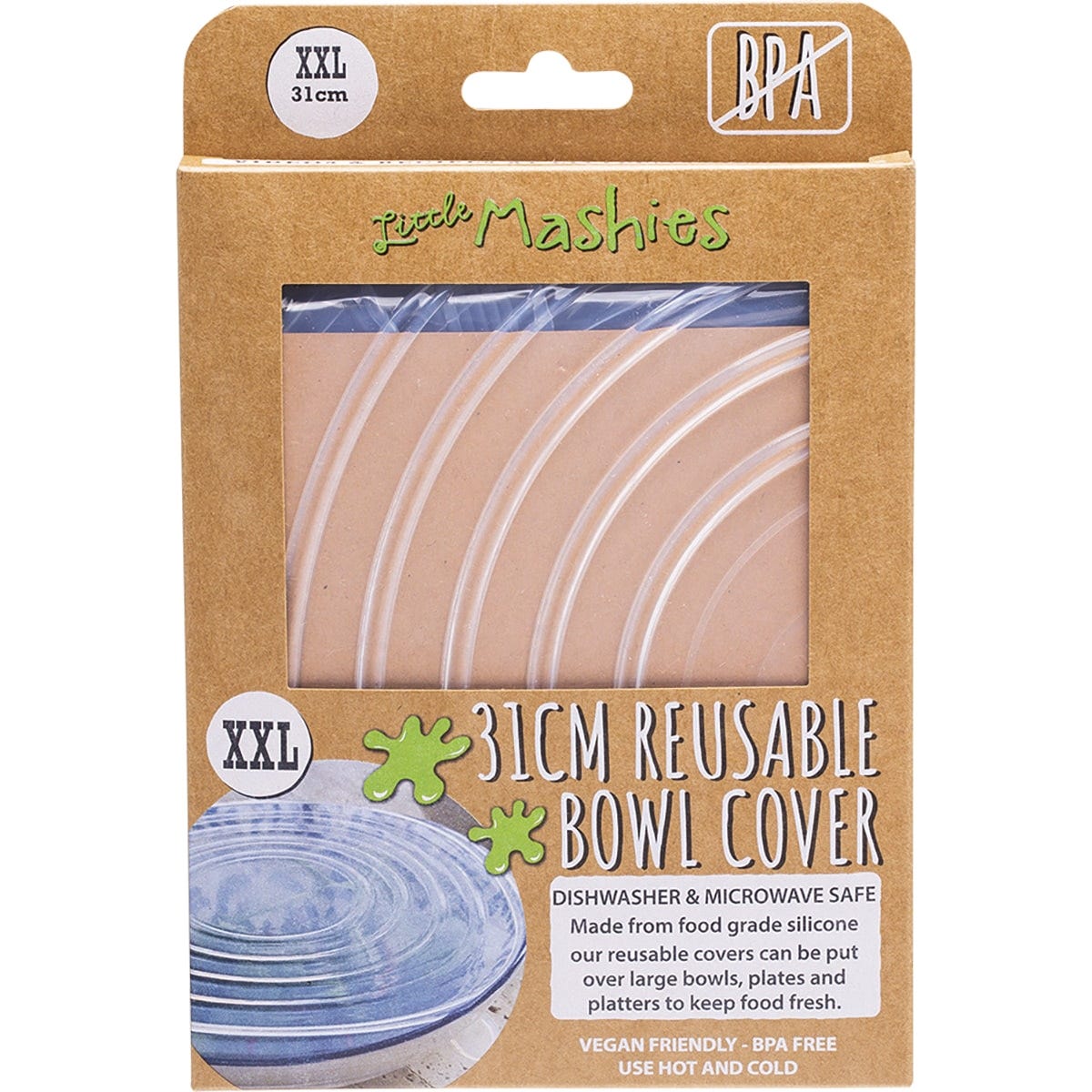 Little Mashies Reusable Bowl Cover XXL 31cm