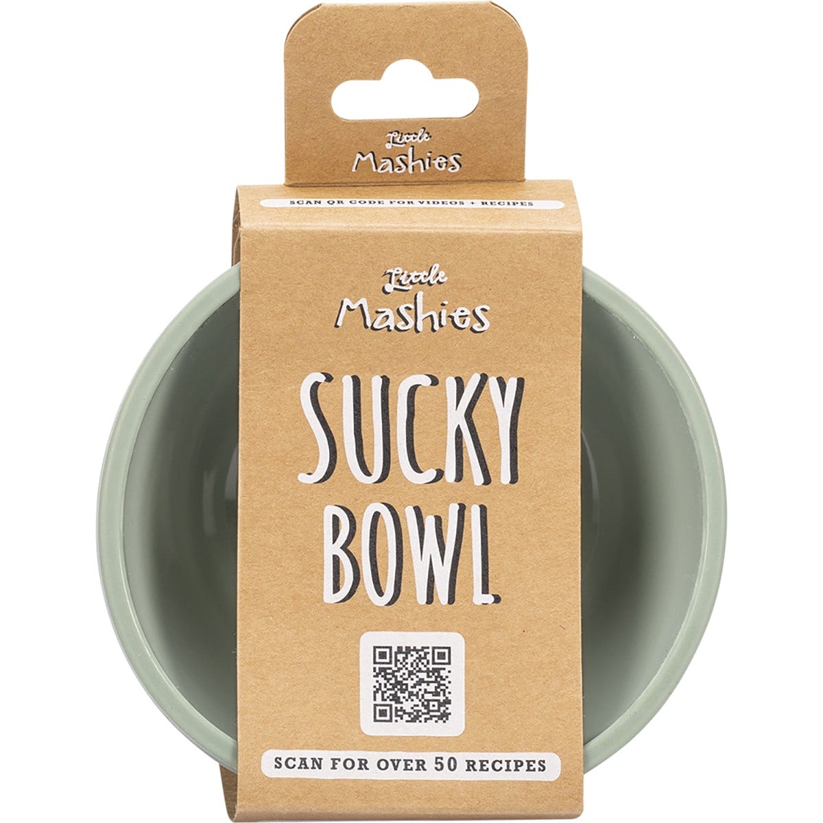 Little Mashies Silicone Sucky Bowl Olive