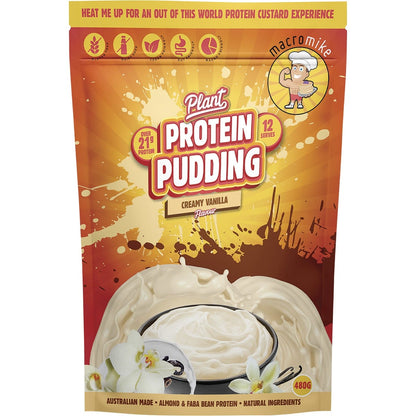 MACRO MIKE Plant Protein Pudding Creamy Vanilla 480g