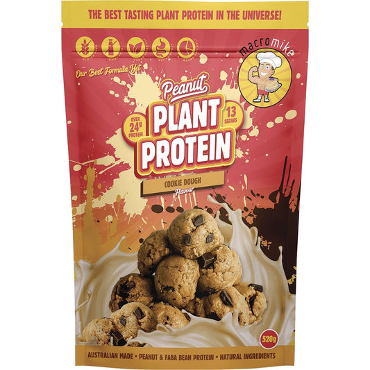 MACRO MIKE Peanut Plant Protein Cookie Dough 520g