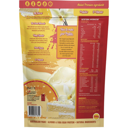 MACRO MIKE Premium Almond Protein Vanilla Buttercream 800g