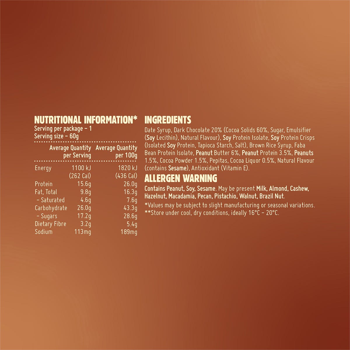 MACRO MIKE Protein Indulgence Bar Chocolate Peanut Butter 12x60g