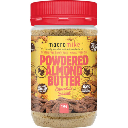 MACRO MIKE Powdered Almond Butter Chocolate Biscuit 156g