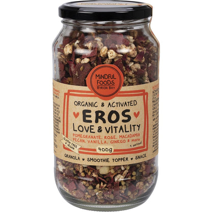 Mindful Foods Eros Love & Vitality Granola Organic & Activated 400g