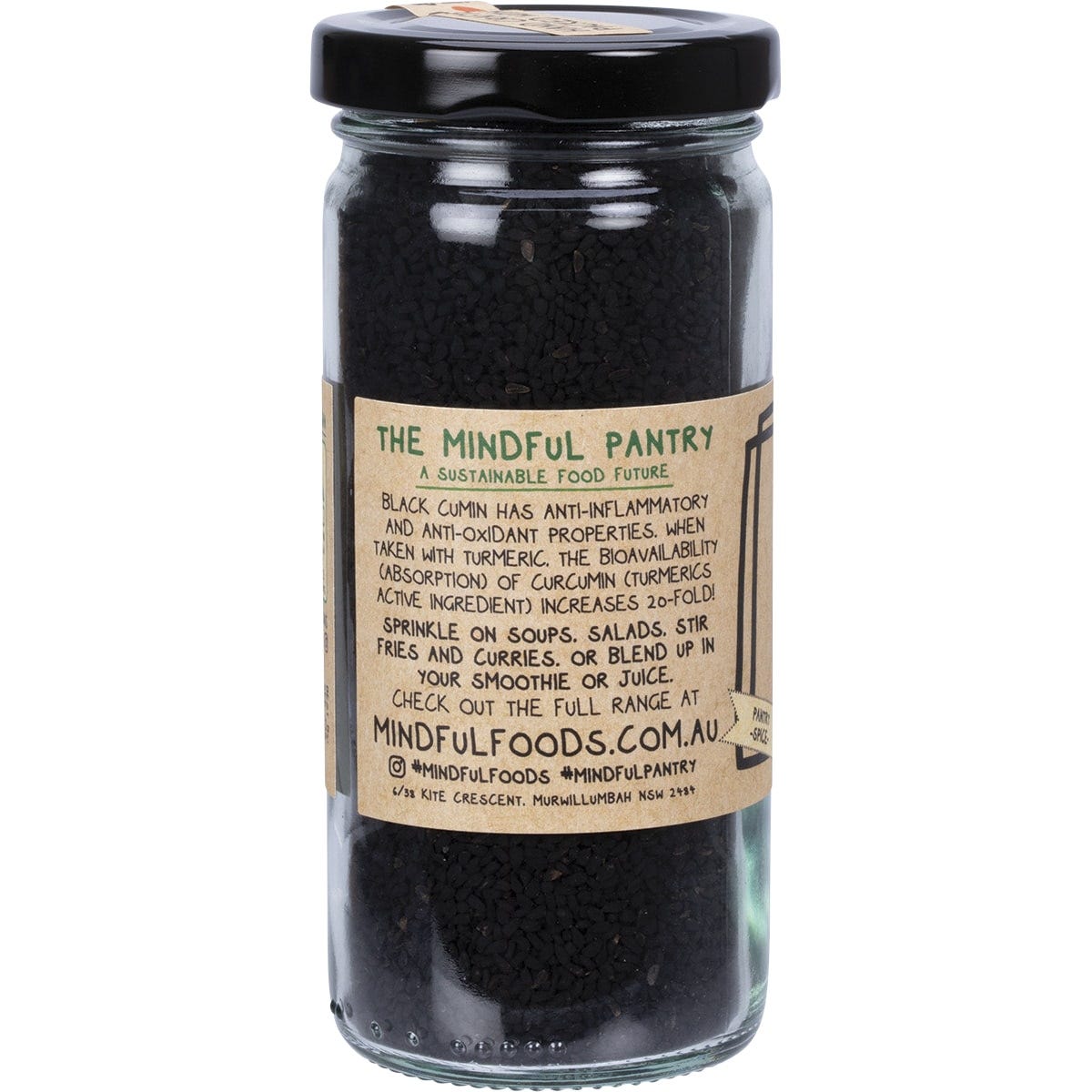 Mindful Foods Black Cumin Organic 140g