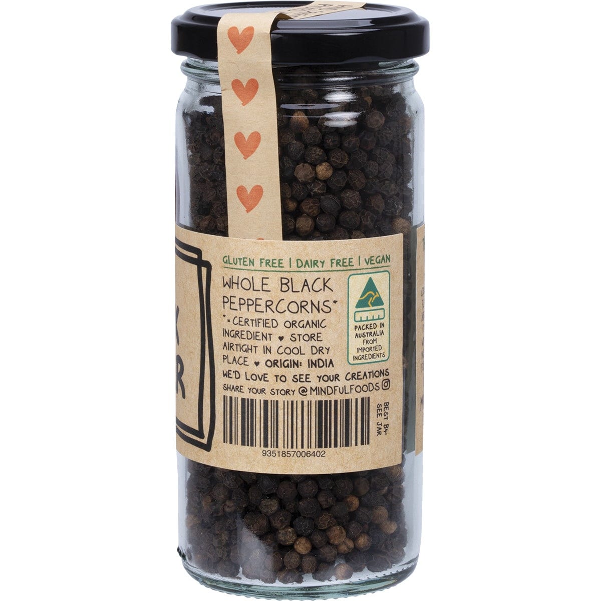 Mindful Foods Black Pepper Organic 130g