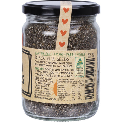 Mindful Foods Chia Seeds Organic 350g