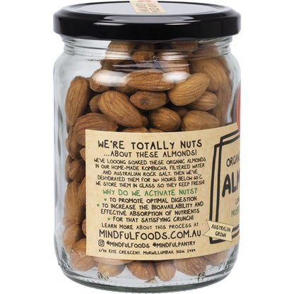 Mindful Foods Almonds Organic & Activated 225g