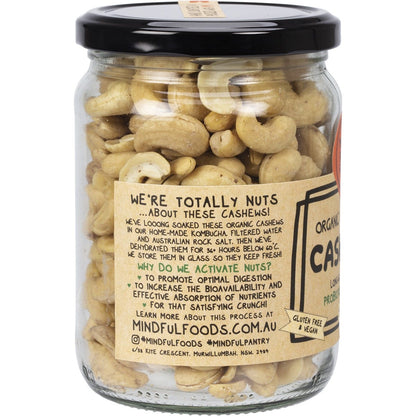 Mindful Foods Cashews Organic & Activated 250g