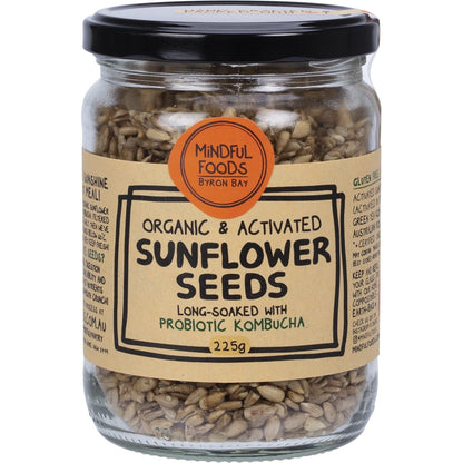 Mindful Foods Sunflower Seeds Organic & Activated 225g