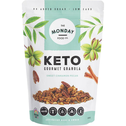 The Monday Food Co. Keto Gourmet Granola Sweet Cinnamon Pecan 300g