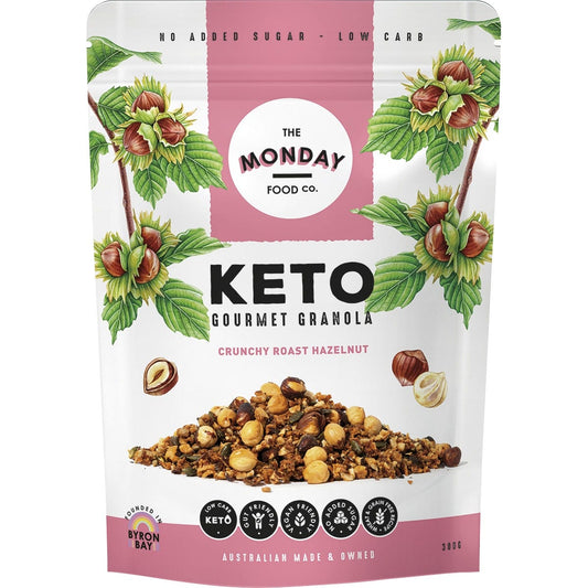 The Monday Food Co. Keto Gourmet Granola Crunchy Roast Hazelnut 300g