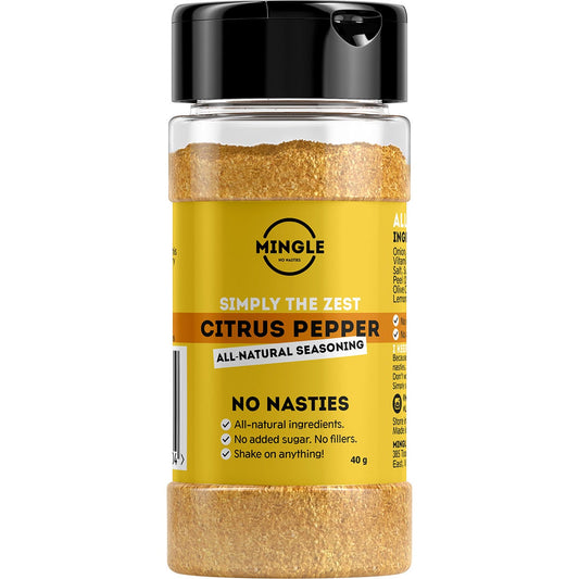 Mingle Natural Seasoning Blend Citrus Pepper 10x40g