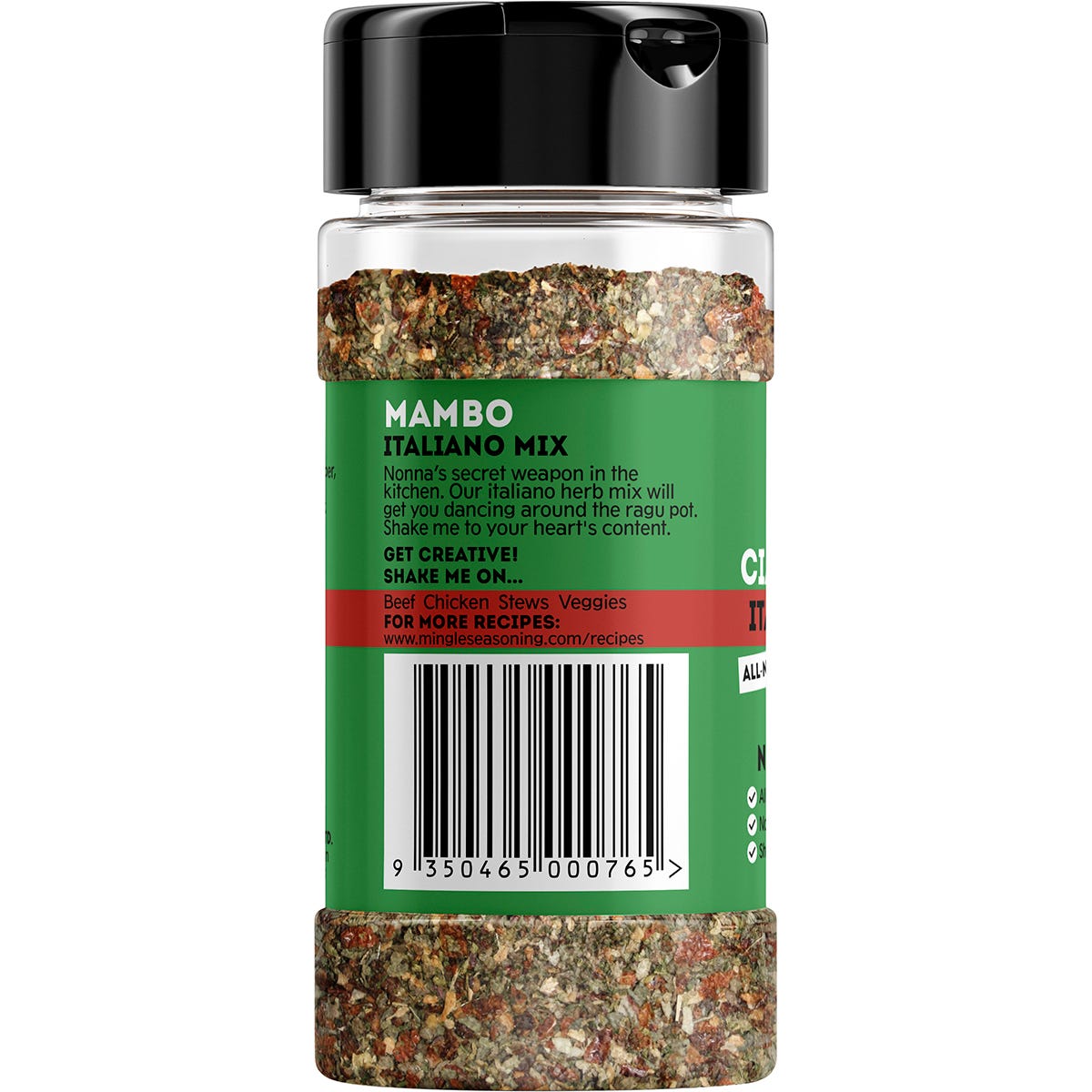 Mingle Natural Seasoning Blend Ciao Bella Italian Mix 10x35g