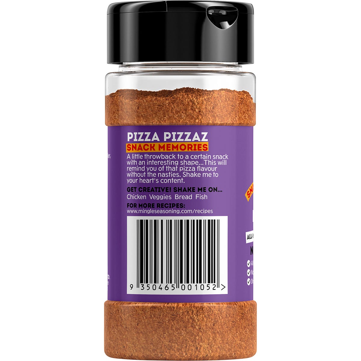 Mingle Natural Seasoning Blend Pizza Pizzaz 10x35g