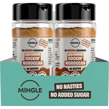 Mingle Natural Seasoning Blend Rockin' Moroccan Low FODMAP 10x45g