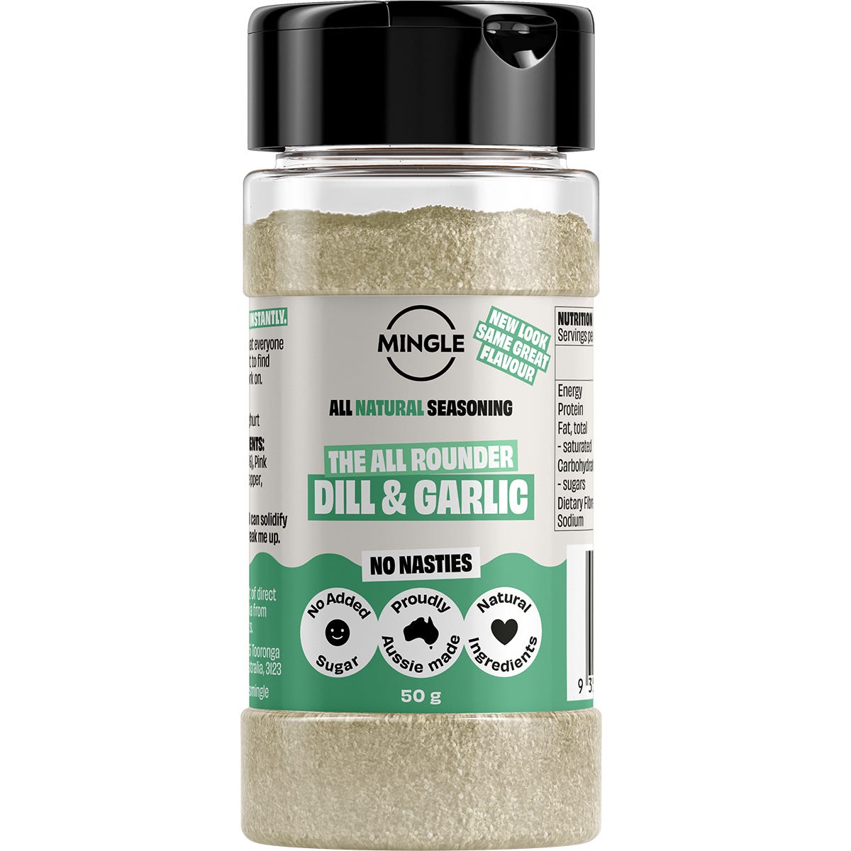 Mingle Natural Seasoning Blend Dill & Garlic 10x50g