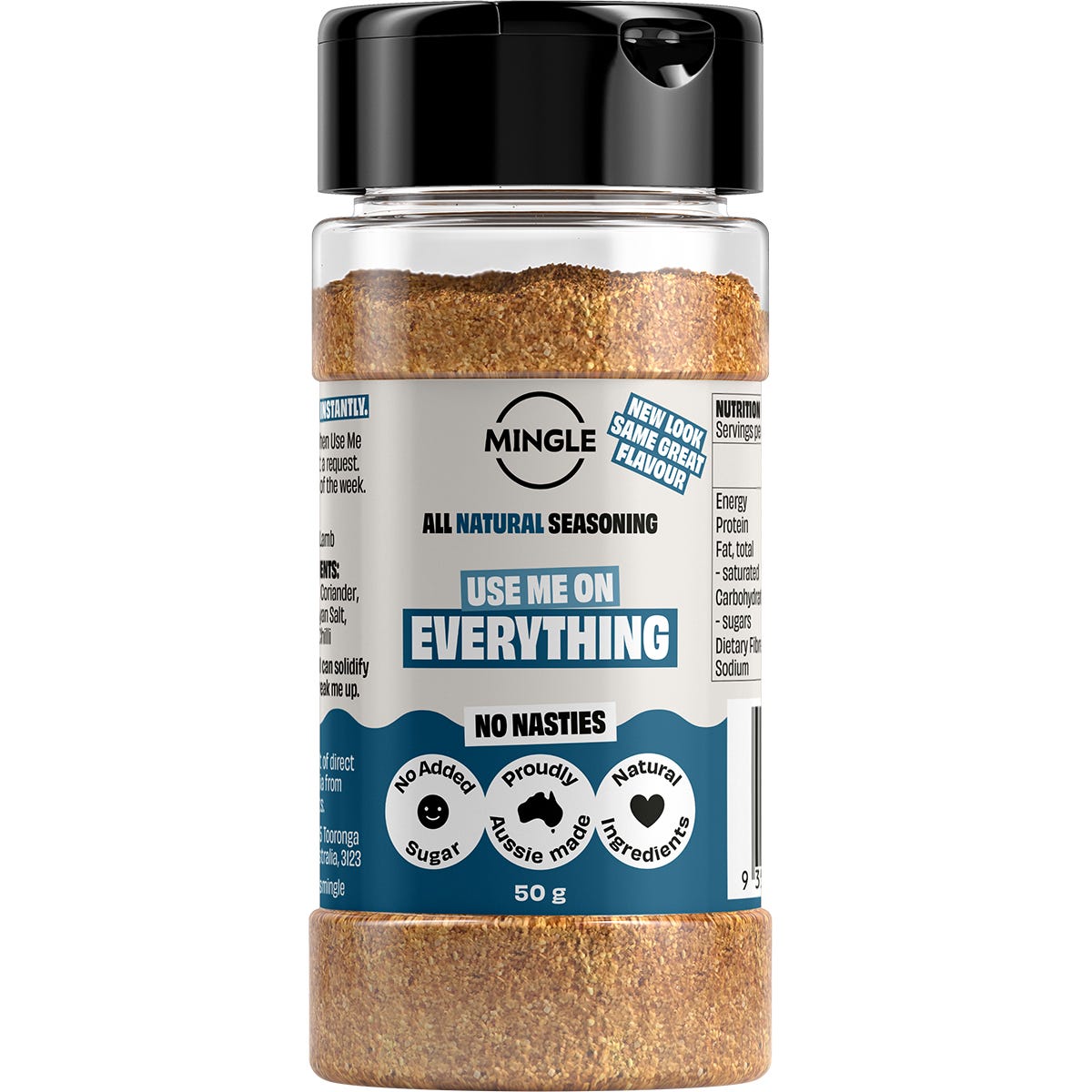 Mingle Natural Seasoning Blend Use Me On Everything 10x50g