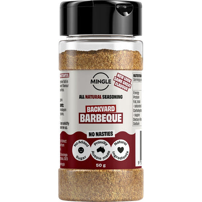 Mingle Natural Seasoning Blend Backyard Barbeque 10x50g