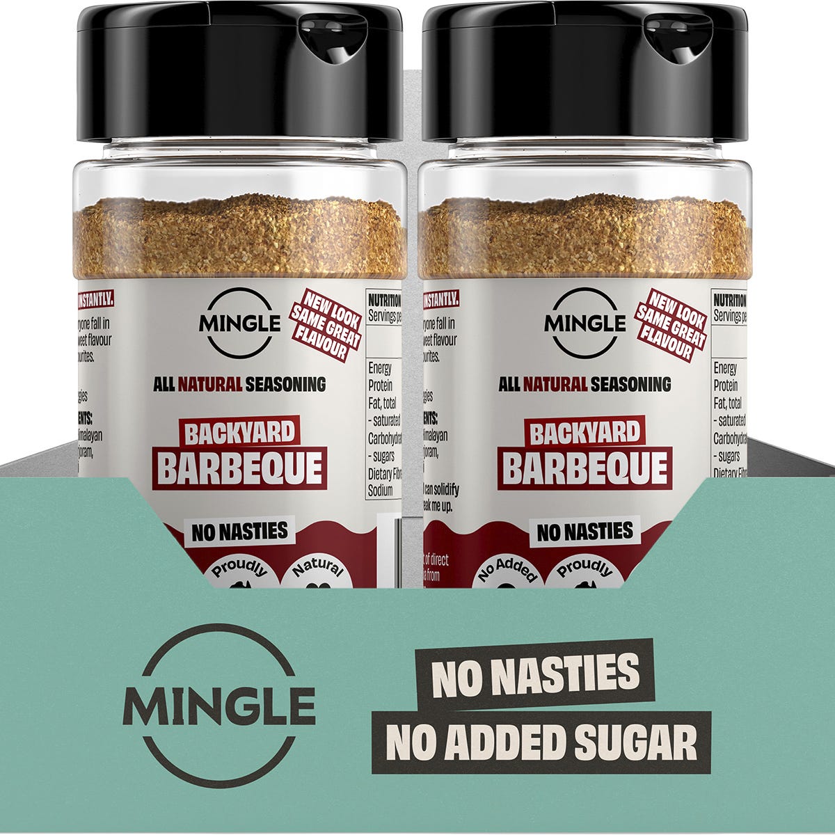 Mingle Natural Seasoning Blend Backyard Barbeque 10x50g