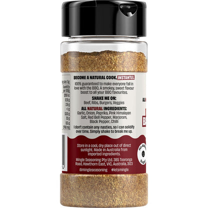 Mingle Natural Seasoning Blend Backyard Barbeque 10x50g