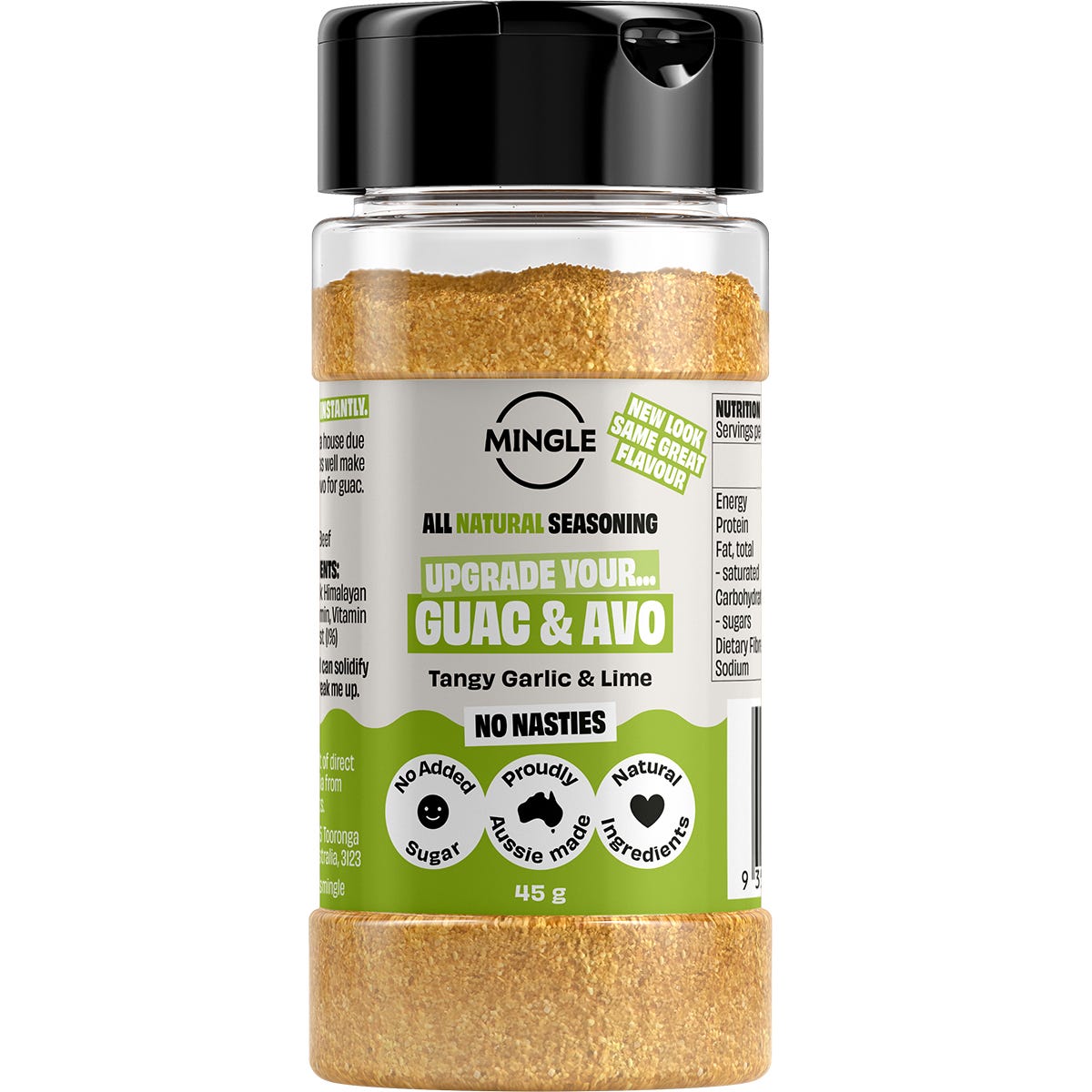 Mingle Natural Seasoning Blend Guac & Avo 10x45g