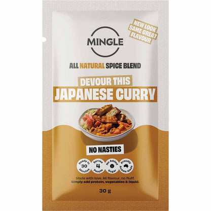 Mingle Natural Seasoning Blend Japanese Curry 12x30g