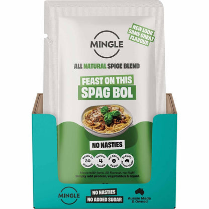 Mingle Natural Seasoning Blend Spag Bol Speedy-Style 12x30g